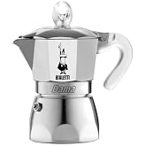 Bialetti Dama Pure Ice Coffee Maker, 1 Cup, Non-Induction, 1 Cup (68 ml), Aluminium