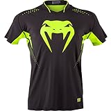 Venum Hurricane Training T-Shirt - Black/Neo Yellow, XX-Large