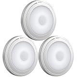 ☀【Blanco Frío 5000k】Cuenta con 8cm de diámetro y solo 2cm de espesor, es de tamaño pequeño y super delegado. Perfectos para usos interiores y exteriores como luz de noche para habitación, escaleras, pasillos, armarios, vestuarios, desván, cobertizo o cualquier lugar que necesita más luz.