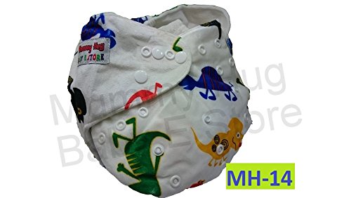 Mummy Hug® Baby Washable Reusable Pocket Nappy Cover Liner Insert Suits Birth To Potty + Free Insert (MH-14)