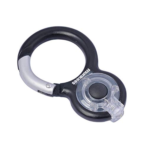 Preisvergleich Produktbild munkees Schlüsselanhänger LED Taschenlampe Leuchte Achter Karabiner, 1097
