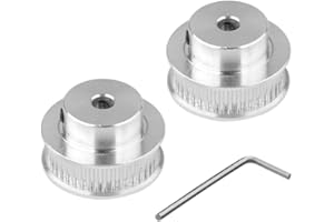 Euroharry Lot de 2 poulies de distribution GT2 40 dents 5 mm Alésage P40-GT2-6-BF GT2 Poulie synchronisée GT2 Timing Poulie pour imprimante 3D GT2 Courroie dentée 6 mm Largeur Ceinture
