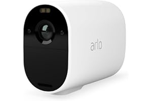 Arlo Essential XL Security Camera Outdoor, 1080p HD, Wireless CCTV, No Hub Needed, Colour Night Vision, 2-Way Audio, 12-Month Battery, With Free Trial of Arlo Secure Plan, White
