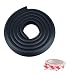 Hosaire Feet Childproof Bumper Strip, L Thicken & Widen Baby Corner Guards, NBR Safety Collision-protection Strip, Black