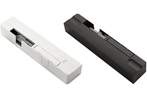 FACAIIO Hydraulic Door Buffer Damper for Safe and Silent Closing of for Wooden Doors Easy Installation (Black-Left)