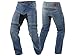 Produktbild Trilobite Parado Motorrad Jeans Hose L30 Blau Herren Stretch Abriebfest Reißfest Elastisch, 03066100, Größe 34