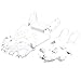 Price comparison product image TOOGOO(R)White Controller Shell Case Cover Replacement Kit for Xbox One Wireless Controller
