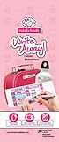 Write Away! 30 Peel and Stick Labels for Girls (Pink)