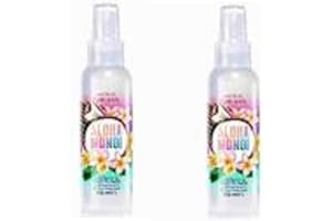 Spray corpo profumato Avon Naturals Aloha Monoi, freschezza istantanea, acqua profumata tropicale al cocco e fiore di tiarè, 2 x 100 ml, confezione da 2 pezzi
