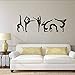 Produktbild jukunlun Gymnastik Mädchen Wandaufkleber Sport Vinyl Wand Applique Gymnastik Silhouette Wohnkultur Mädchen Zimmer Art Decor Wandaufkleber 57X164Cm