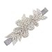 Rosennie Rhinestone Flower Hair Accessories For Girls Infant HairBand (Gray)