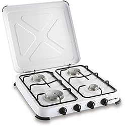 Kemper 104983 Réchaud 4 Feux avec Couvercle