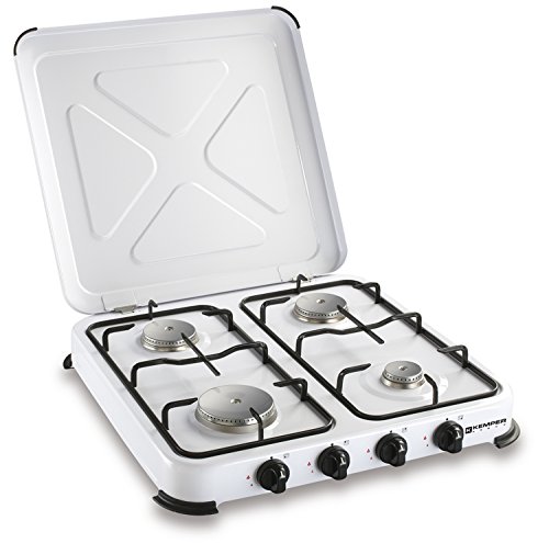 Kemper 104983 Réchaud 4 Feux avec Couvercle