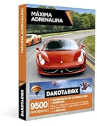 DAKOTABOX - Caja Regalo - MÁXIMA ADRENALINA - 9500 Experiencias como hasta 17 vueltas de conducción en Porsche, 4 en Ferrari F430 f1, salto tándem de 3000m, vuelo en globo o parapente…