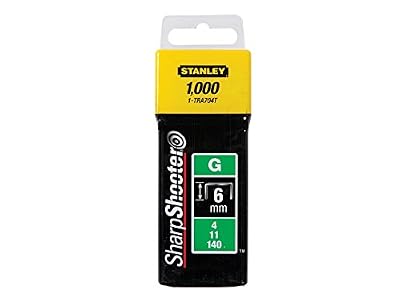 Stanley 1-TRA704T Agrafe 6 mm Type G Boîte 1000 pièces