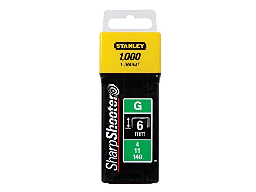 Stanley Tackerklammern Typ G 11 - 6mm 1000 Stück
