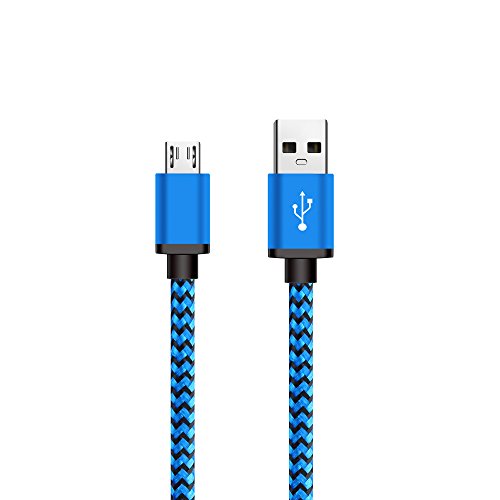 Micro USB Kabel Nylon, BeneStellar (3 Pack 3m) High Speed USB 2.0 A Male auf Micro B Synchronisations und Ladekabel für Android, Samsung, Huawei, HTC, Sony, Nexus, Xiaomi und mehr (Blau 3m) - 6