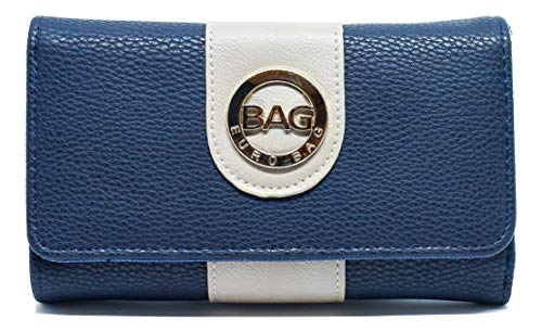 BPworld - Cartera para Mujer Azul Turquesa XXL