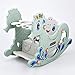 Produktbild qwdf Baby, Baby Cartoon Schaukelstuhl Plastikkinderschaukelpferd Trojaner