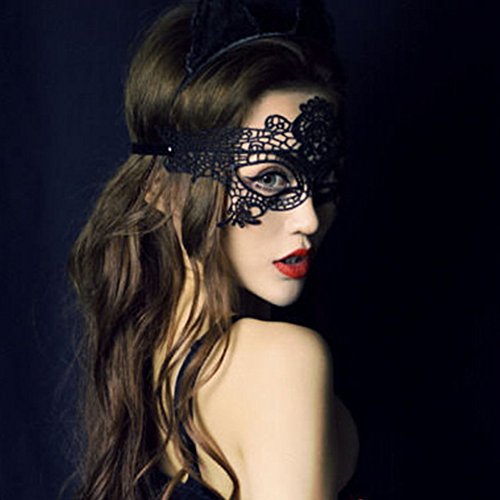 XingYu Qualität Mitternacht Schwarz Venetianische Maskerade Maske - 4