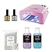 Mylee 36W UV lamp with Bluesky Top + Base coat and Gellux Prep + wipe and remover + lint free wipes