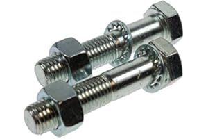 BITS4REASONS MAYPOLE NEW MODEL X2 HIGH TENSILE STRENGTH M16 TOWBALL NUTS AND BOLTS X 75mm & SHAKEPROOF WASHERS - UK AND EU APPROVED MP241…