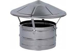 AOSGYA Europrofil Fumaiolo Comignolo Acciaio attacco Maschio Tondo Ø cm 14 CAPP BTZI140