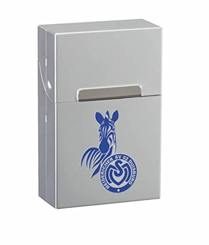 Preisvergleich Produktbild Alu Zigaretten Box chrom MSV Duisburg