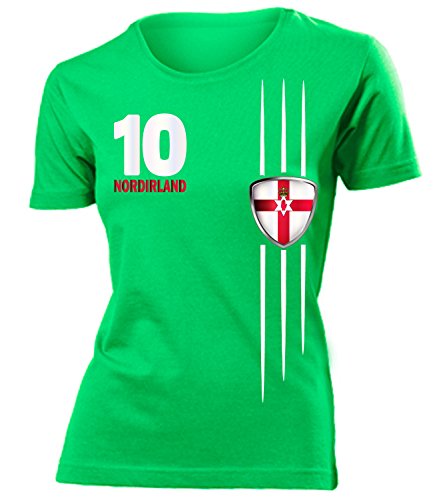FUSSBALL – NORDIRLAND FANSHIRT 4744(F-Kellygreen) Gr. M