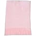 BabyPrem Baby Large Soft White Acrylic Stars Shawl Blanket 122 x 122cm PINK