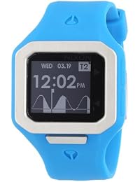 Nixon A316917-00 - Reloj digital de cuarzo para hombre con correa de silicona, color azul