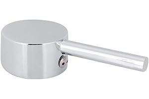 FABATER Mango de grifo de agua de aleación de zinc, manija de palanca de grifo, grifo de repuesto de manija de fregadero para baño de cocina