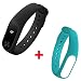 Produktbild MadridGadgetStore Xiaomi Mi Band 2 Pulsuhr, Armband in Blau, Original-Smartphone, Herzfrequenz, Sport, Laufen, Kardio, wasserdicht, Offizielle Garantie
