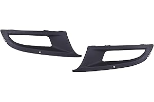 EASYSHOP24H SET 2 Griglia Paraurti Anteriore Sinistra e Destra Per VW Polo 6R da 2009 a 2013 Cornice Mostrina Inferiore Copertura Fendinebbia Sinistro Destro