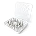 Produktbild SveBake Spritztüllen Set mit 26 Edelstahl Spritztüllen, 1 Blumennagel und 1 Kupplung, Perfekt Garniertülle Set für Gebäck, Cupcake, Plätzchen und Kuchen Deko
