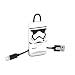 Produktbild Tribe Star Wars Stormtrooper Lightning/USB Ladekabel 22 cm, Lightning auf USB mit MFi Zertifikat für Apple iPhone, iPad, iPod