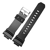 Haodasi Ersatz Resin Uhrenarmband Uhrarmband Gurt Armband Band Watchband für Casio G-Shock GA-201BA-1A