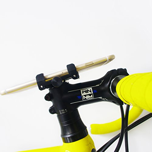 VOLO Aluminium verstellbar Fahrrad Phone Mount Smartphone Halterung fÃ¼r iPhone 8Â 7Â 6S 6Â 5S, schwarz