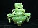 Produktbild 12 cm Hohe Qualität Grün Jade Räuchergefäß Urne LS19