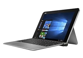 Asus T102HA-GR012T 25,6 cm (10,1 Zoll) Convertible Tablet-PC (Intel Atom x5-Z8350, 64 GB eMMC Festplatte, 4 GB Arbeitsspeicher, Intel HD Graphics, Win 10 Home) grau