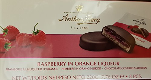 Preisvergleich Produktbild Anthon Berg - Himbeere in Orangenlikör - 220g