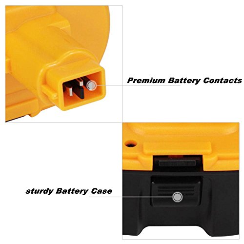2X Eagglew 18V 3.0 NI-MH Ersatz-Akku Werkzeug Batterie für Dewalt Akku DC9096 DE9039 DE9095 DE9096 DE9098 DE9503 DW9095 DW9096 DW9098 - 5