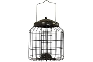 Selections Deluxe Heavy Duty Squirrel Proof Suet Fat Ball Hanging Bird Feeder Cage