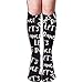 Produktbild tianjianzulinyouxiangongsi Let's Dance Design Elastic Blend Long Socks Compression Knee High Socks (50cm) for Sports