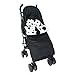 Isabella Alicia Trendy Cow Print Waterproof Pushchair Footmuff