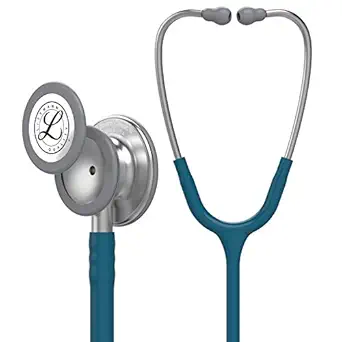 3M Littmann  Classic III Monitoring Stethoscope, Caribbean Blue Tube, 27 inch, 5623