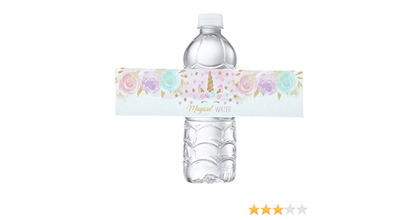 Enveloppe Etiquette De Bouteille D Eau A Motif Licorne Et Arc En Ciel Pour Anniversaire Fete A Theme Lot De 24 Autocollants Etanches Amazon Fr Hygiene Et Sante