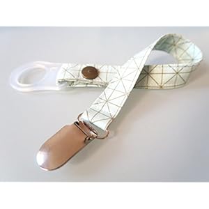 Schnullerband mit Silikonring