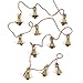 Produktbild Rastogi Handicrafts Brass Decorative String of 11 Metal Vintage Indian Style Fair trade Wall Hanging Bells (1) by Rastogi Handicrafts