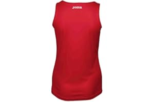 Joma Camiseta Diana Gris Melange Oscuro S/M Woman, Canottiera Donna